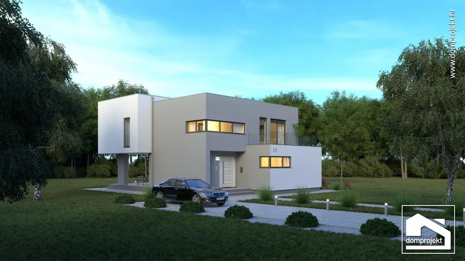 Montažna kuća Giulietta, 197 m², Domprojekt
