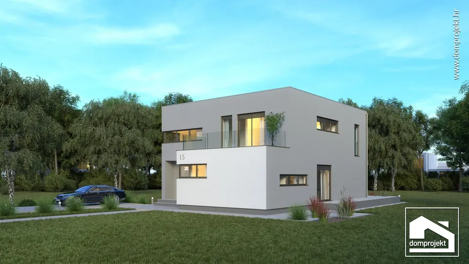Montažna kuća Giulietta, 197 m², Domprojekt