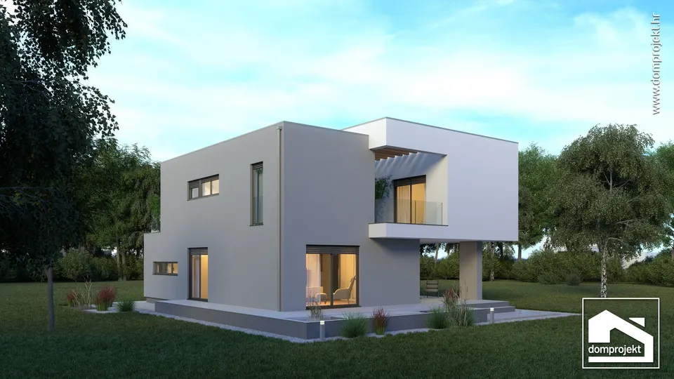 Montažna kuća Giulietta, 197 m², Domprojekt
