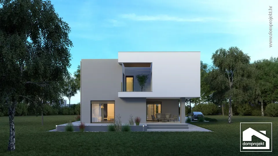 Montažna kuća Giulietta, 197 m², Domprojekt