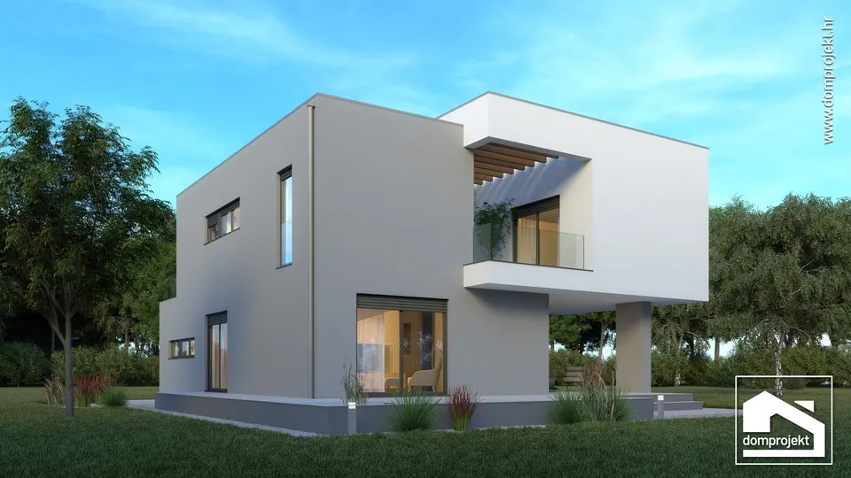 Montažna kuća Giulietta, 197 m², Domprojekt