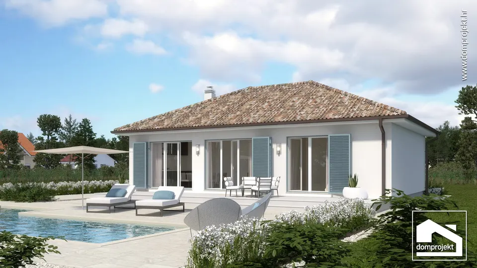 Montažna kuća Hana, 89 m², Domprojekt