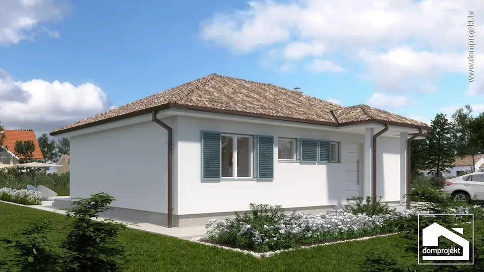 Montažna kuća Hana, 89 m², Domprojekt