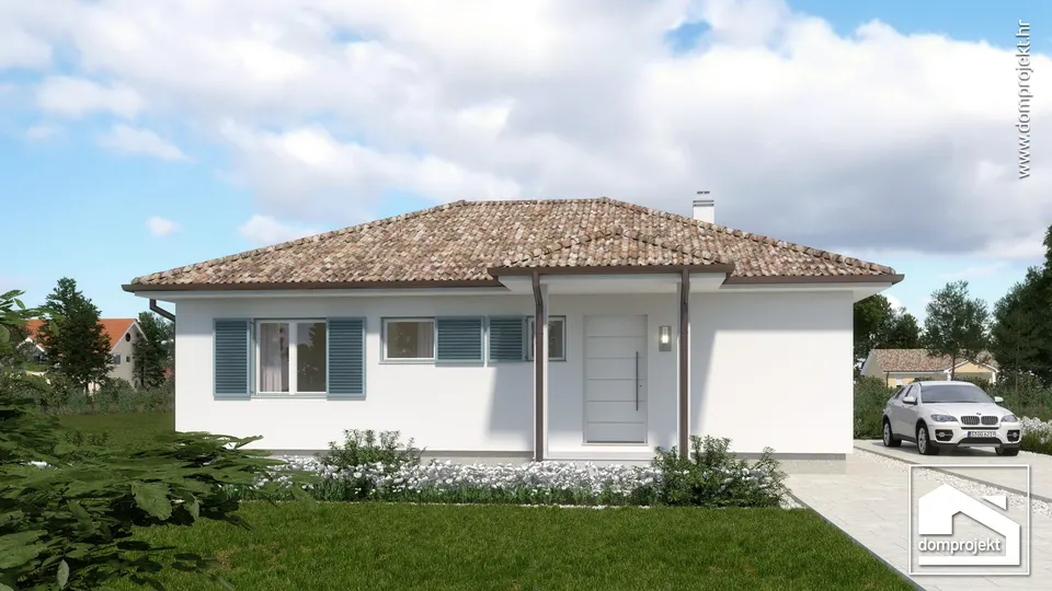 Montažna kuća Hana, 89 m², Domprojekt