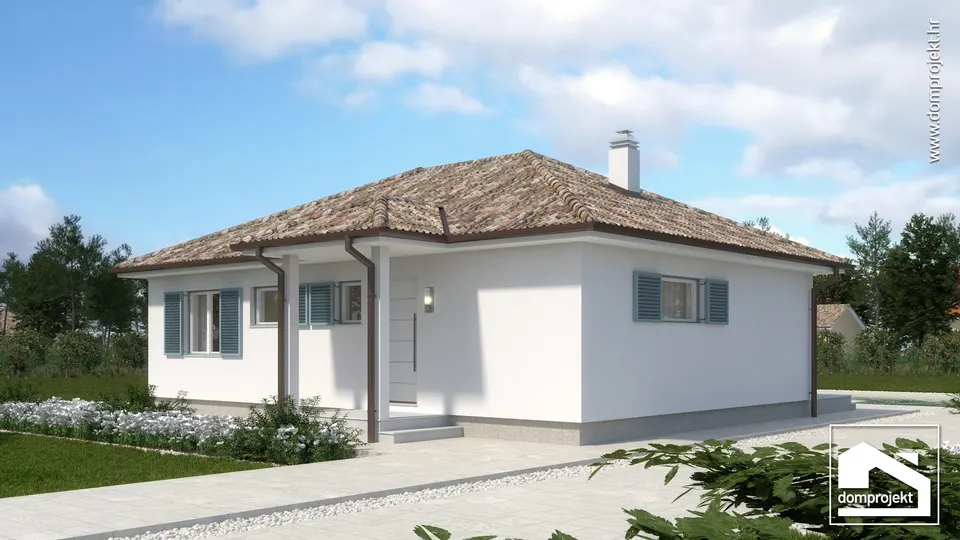Montažna kuća Hana, 89 m², Domprojekt