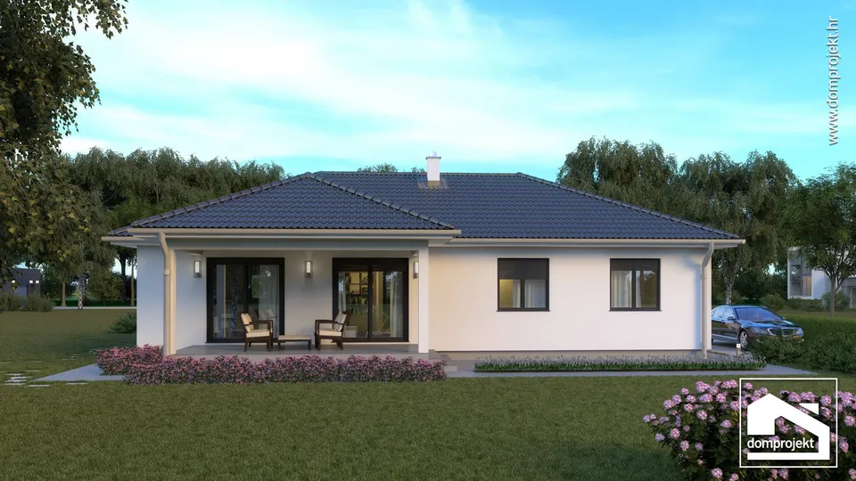 Montažna kuća Ingrid, 116 m², Domprojekt