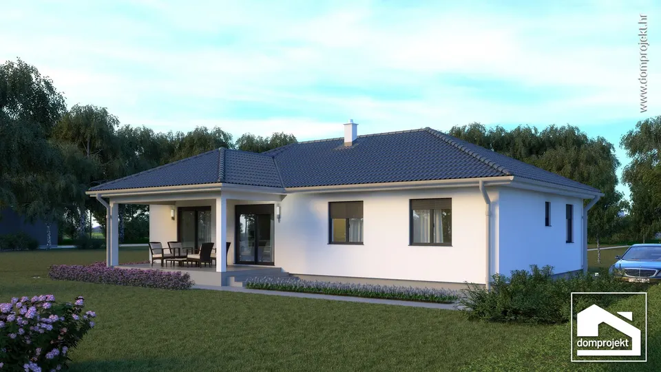 Montažna kuća Ingrid, 116 m², Domprojekt