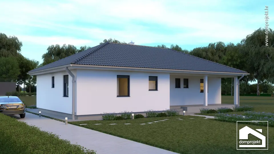 Montažna kuća Ingrid, 116 m², Domprojekt