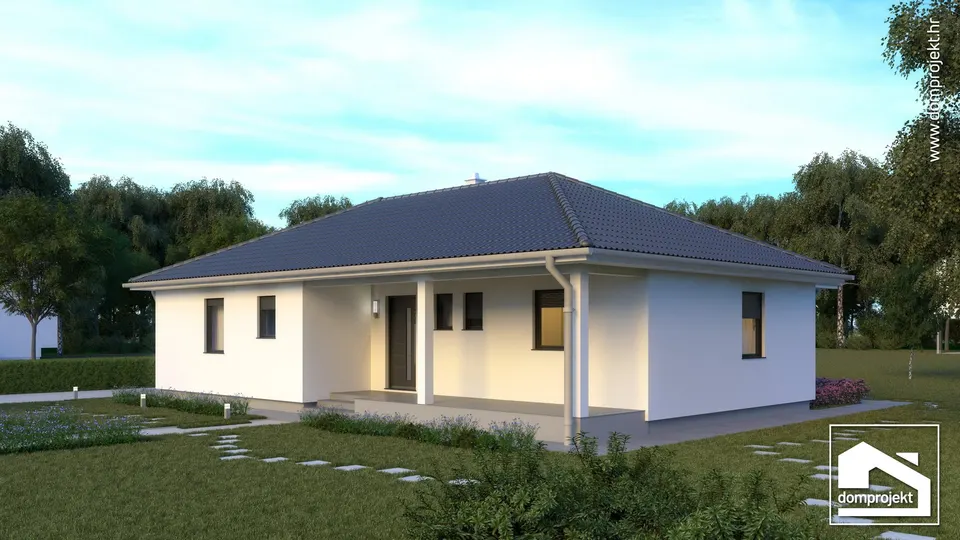 Montažna kuća Ingrid, 116 m², Domprojekt