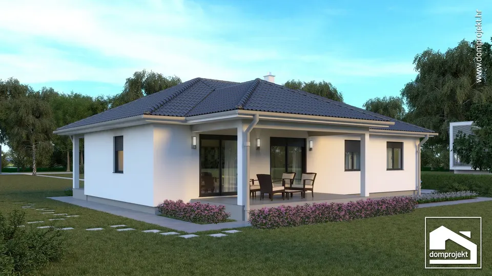 Montažna kuća Ingrid, 116 m², Domprojekt