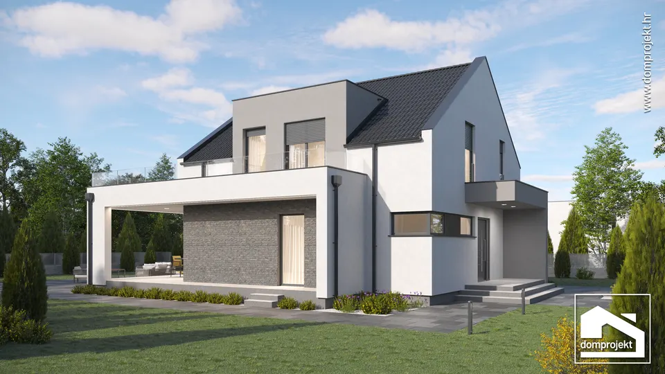 Montažna kuća Irena, 177 m², Domprojekt