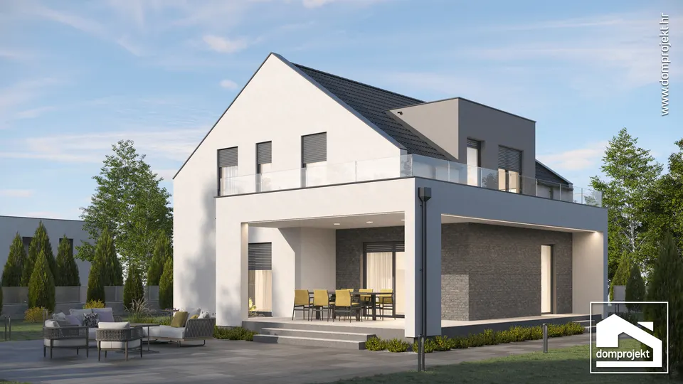 Montažna kuća Irena, 177 m², Domprojekt