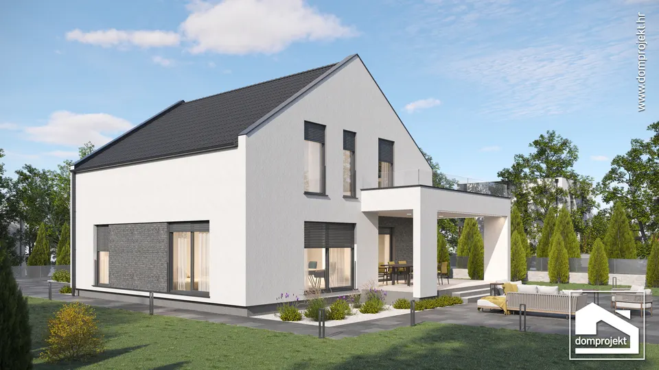 Montažna kuća Irena, 177 m², Domprojekt