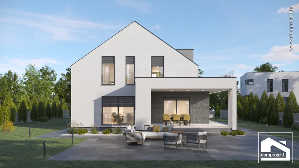 Montažna kuća Irena, 177 m², Domprojekt