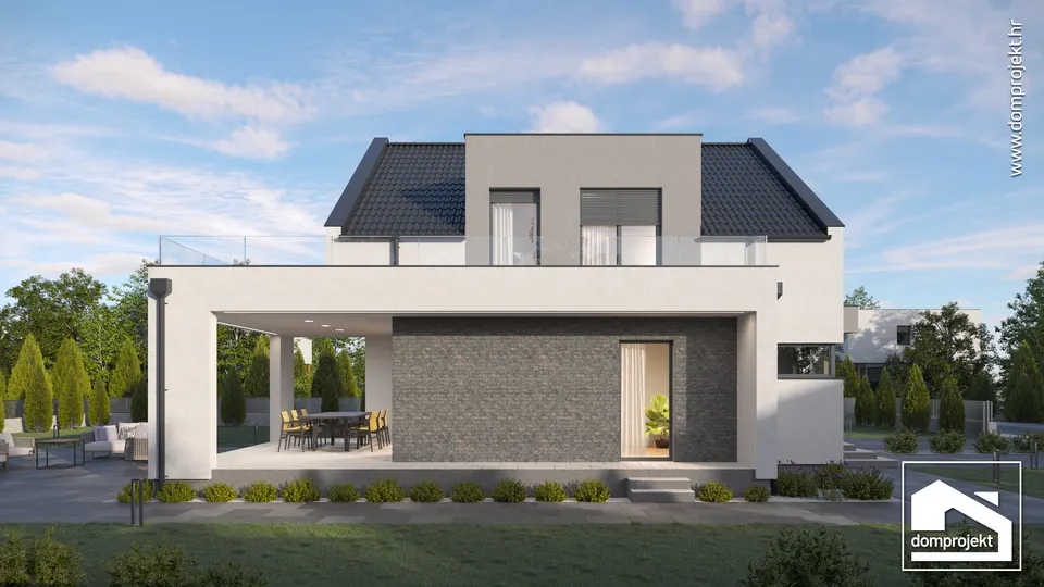 Montažna kuća Irena, 177 m², Domprojekt