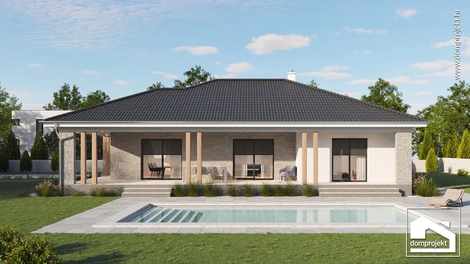 Montažna kuća Ivy, 141 m², Domprojekt