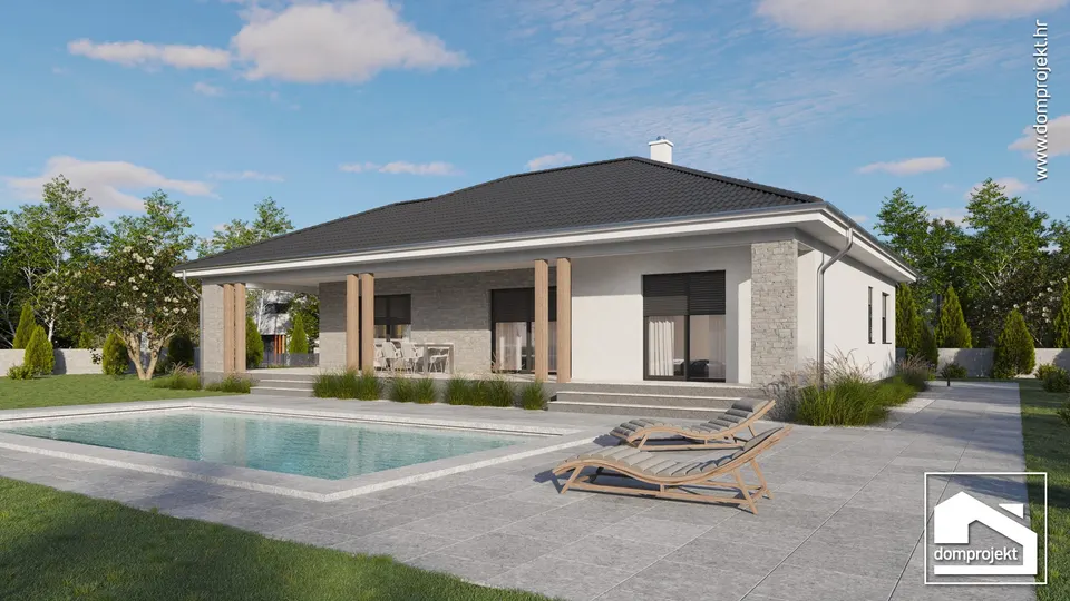 Montažna kuća Ivy, 141 m², Domprojekt