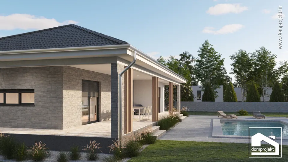 Montažna kuća Ivy, 141 m², Domprojekt