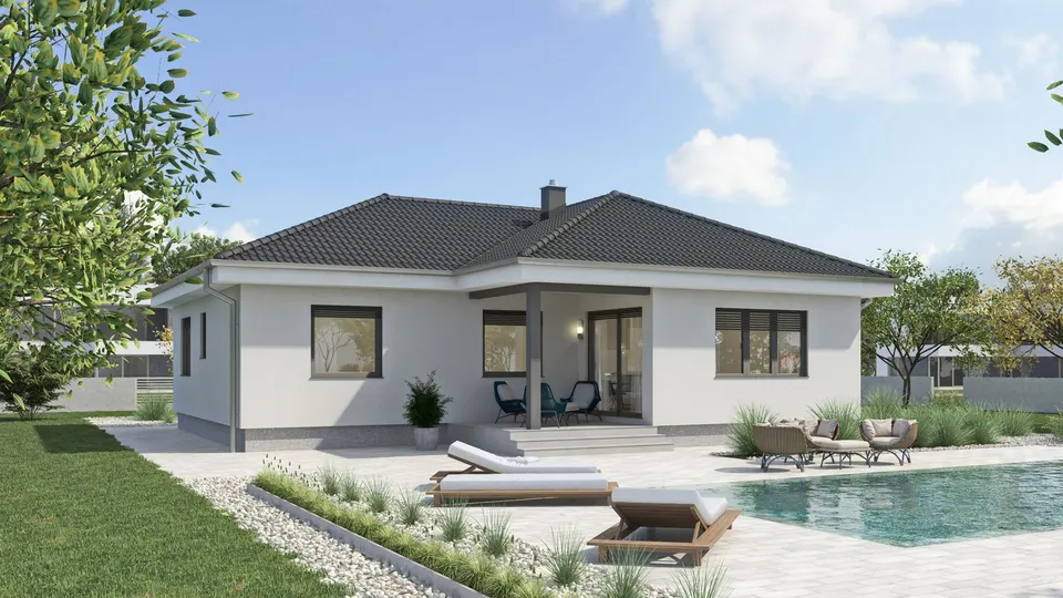 Montažna kuća Karmela, 107 m², Domprojekt