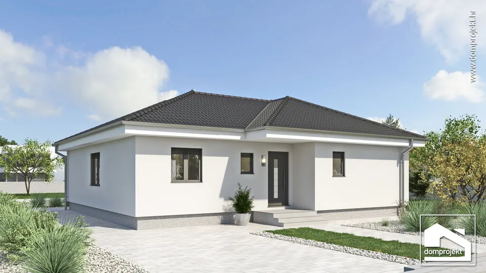 Montažna kuća Karmela, 107 m², Domprojekt