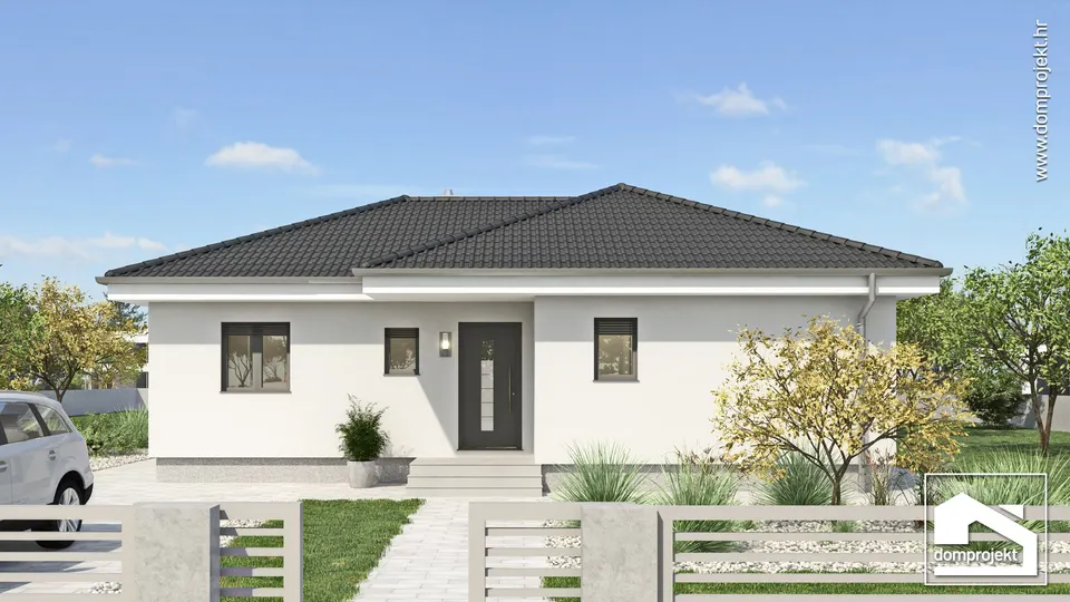 Montažna kuća Karmela, 107 m², Domprojekt