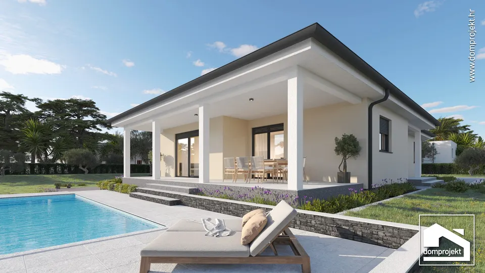 Montažna kuća Kelly, 126 m², Domprojekt