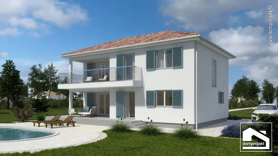 Montažna kuća Klara, 166 m², Domprojekt