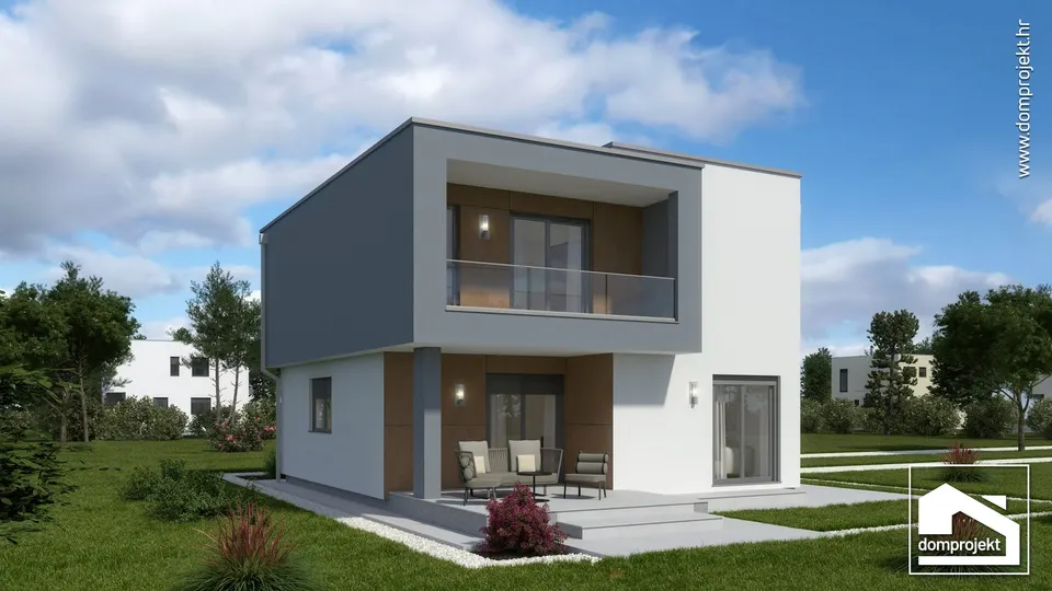 Montažna kuća Kristina, 139 m², Domprojekt