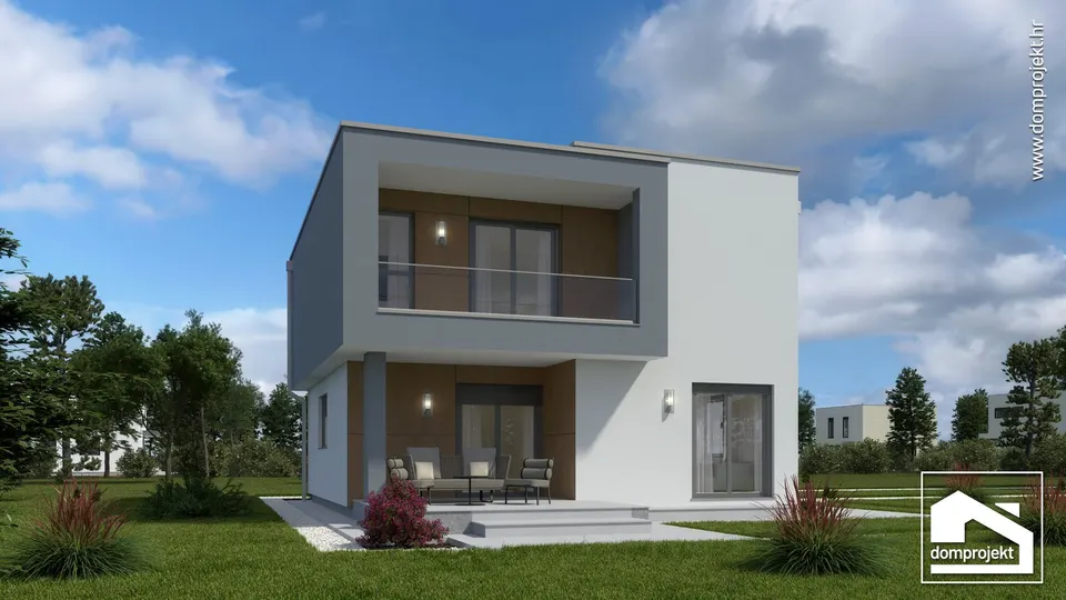 Montažna kuća Kristina, 139 m², Domprojekt