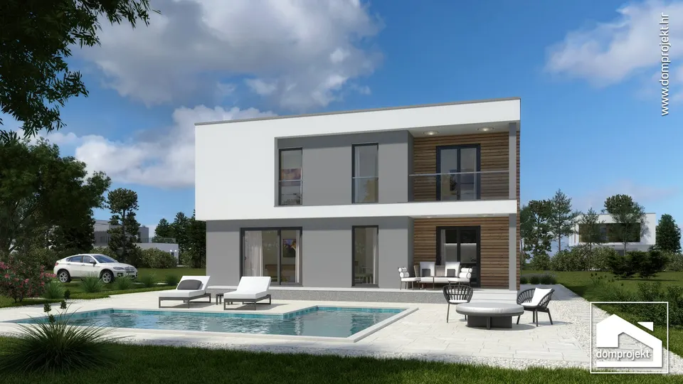 Монтажна куќа Ksenija, 180 m², Domprojekt
