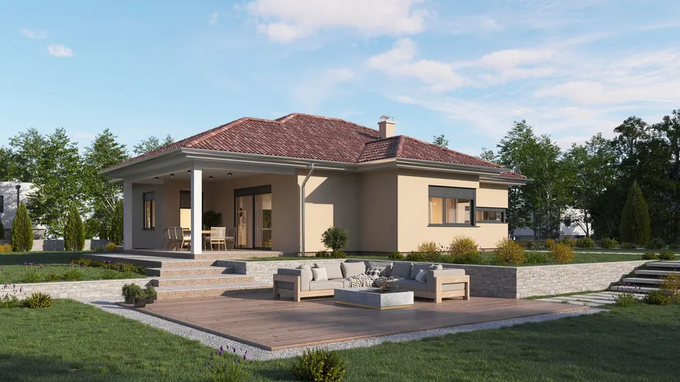 Montažna kuća Lara, 137 m², Domprojekt
