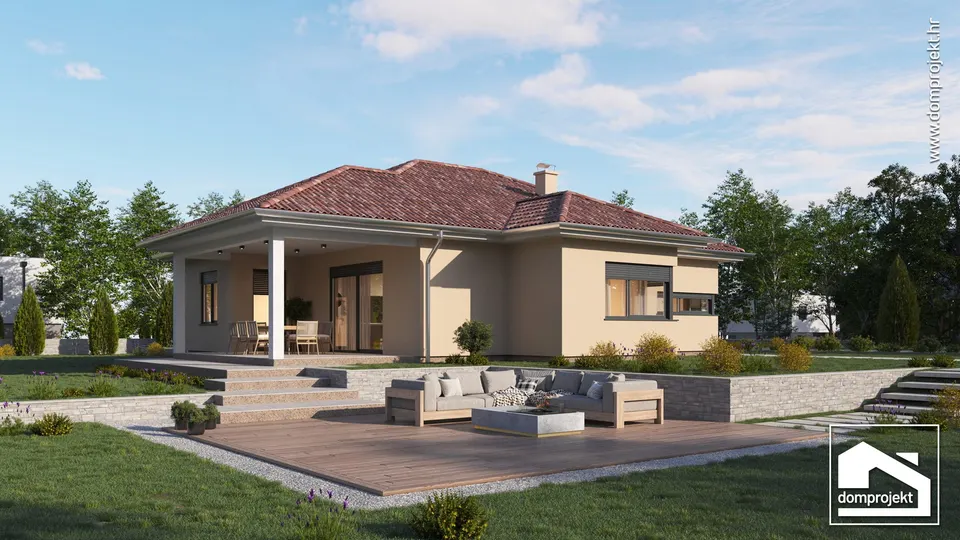 Montažna kuća Lara, 137 m², Domprojekt