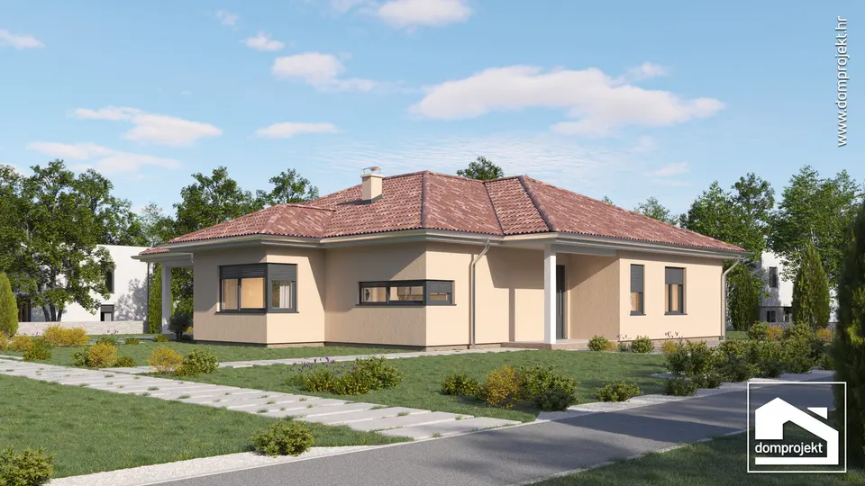 Montažna kuća Lara, 137 m², Domprojekt
