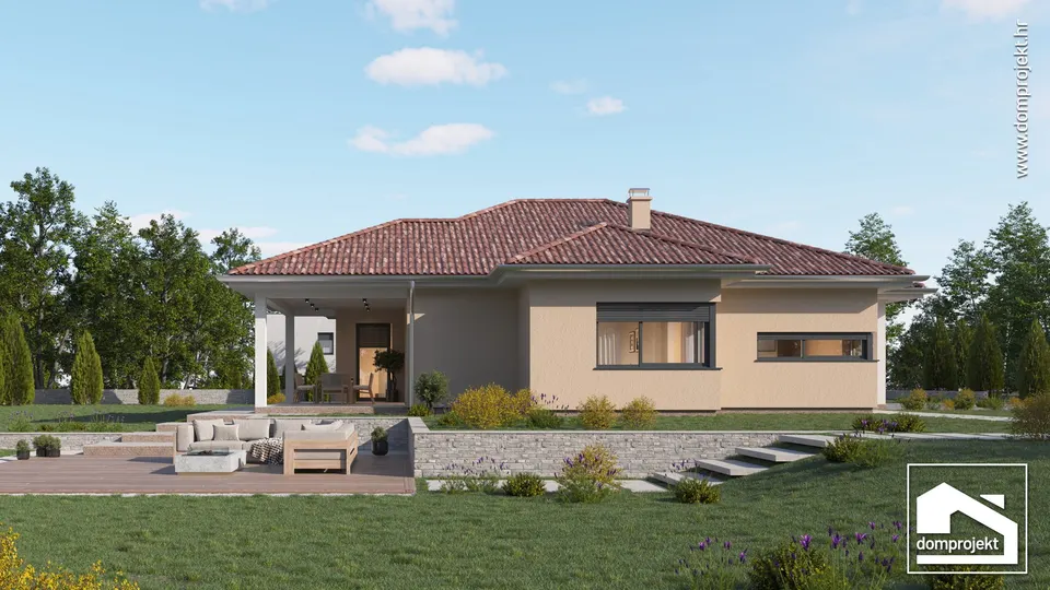 Montažna kuća Lara, 137 m², Domprojekt
