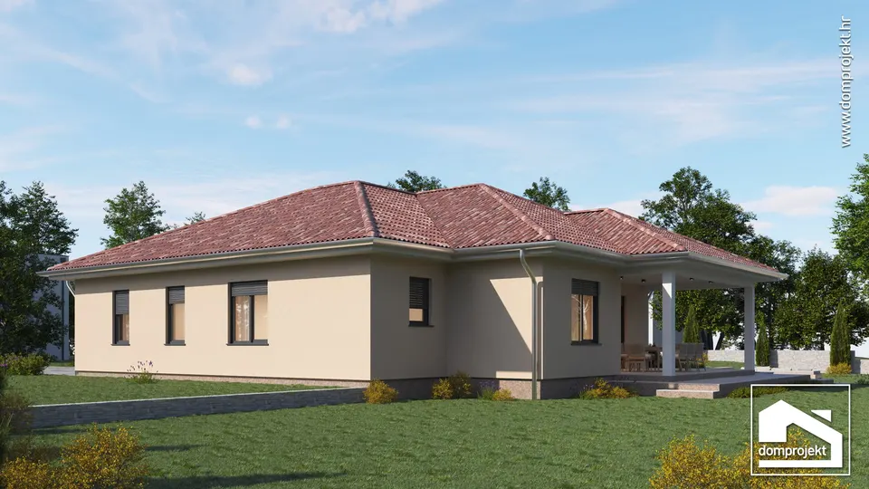 Montažna kuća Lara, 137 m², Domprojekt