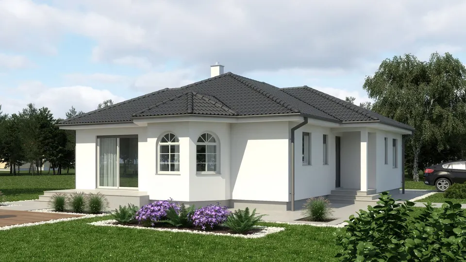 Montažna kuća Larisa, 113 m², Domprojekt
