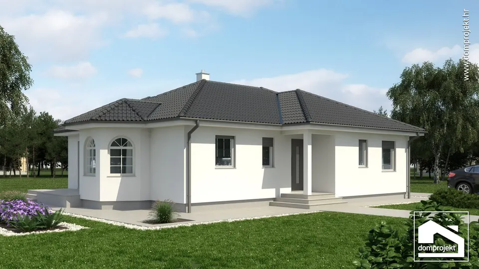 Montažna kuća Larisa, 113 m², Domprojekt