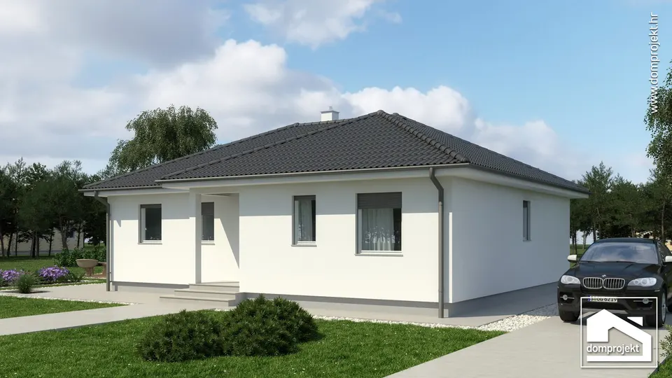 Montažna kuća Larisa, 113 m², Domprojekt
