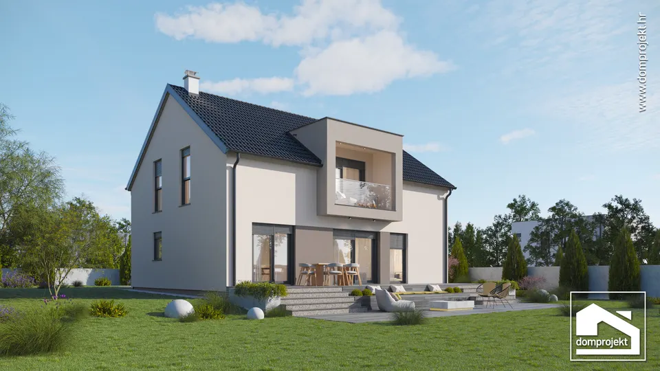 Montažna kuća Laura, 176 m², Domprojekt
