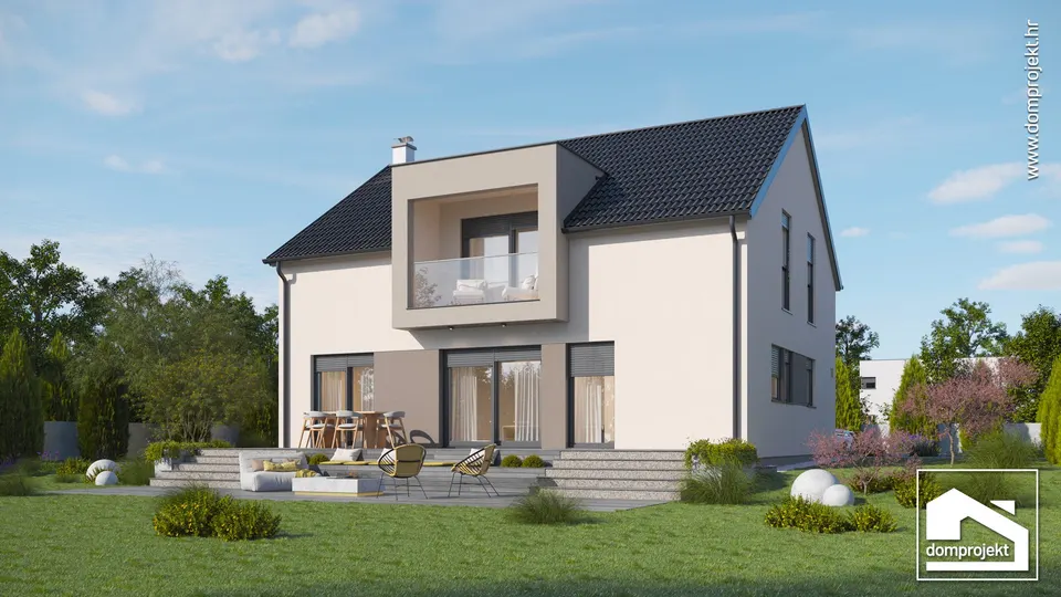 Montažna kuća Laura, 176 m², Domprojekt