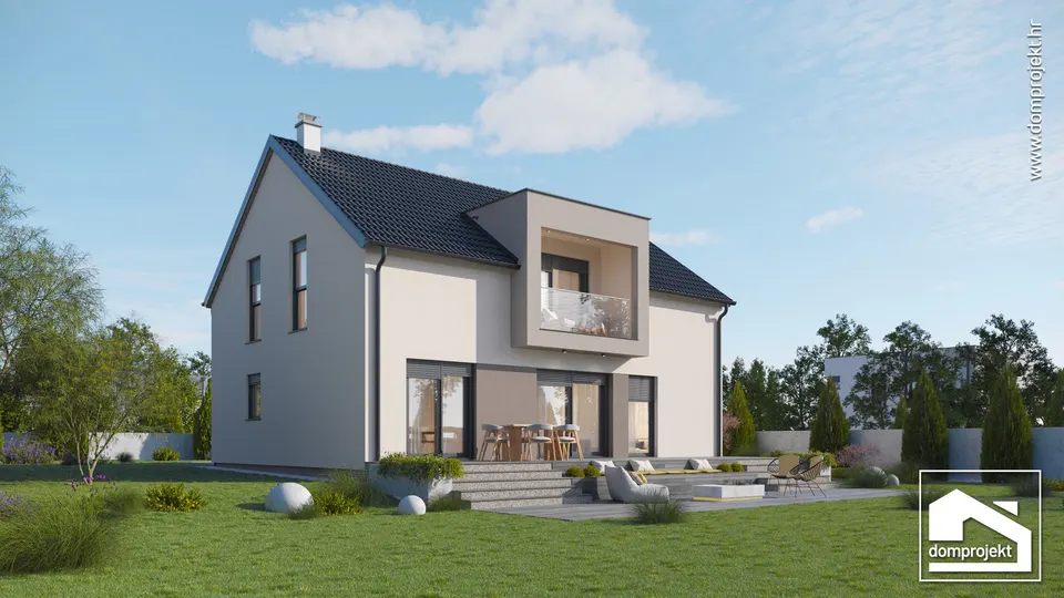 Montažna kuća Laura, 176 m², Domprojekt