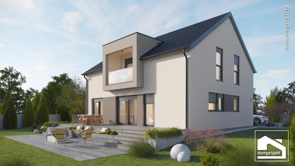 Montažna kuća Laura, 176 m², Domprojekt