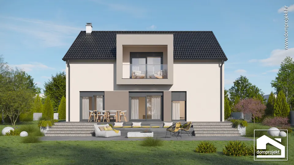 Montažna kuća Laura, 176 m², Domprojekt
