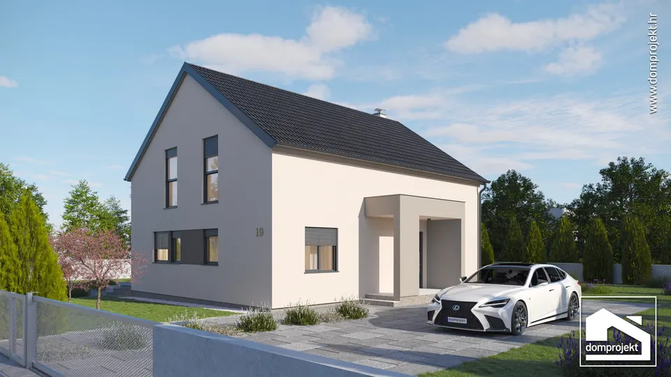 Montažna kuća Laura, 176 m², Domprojekt