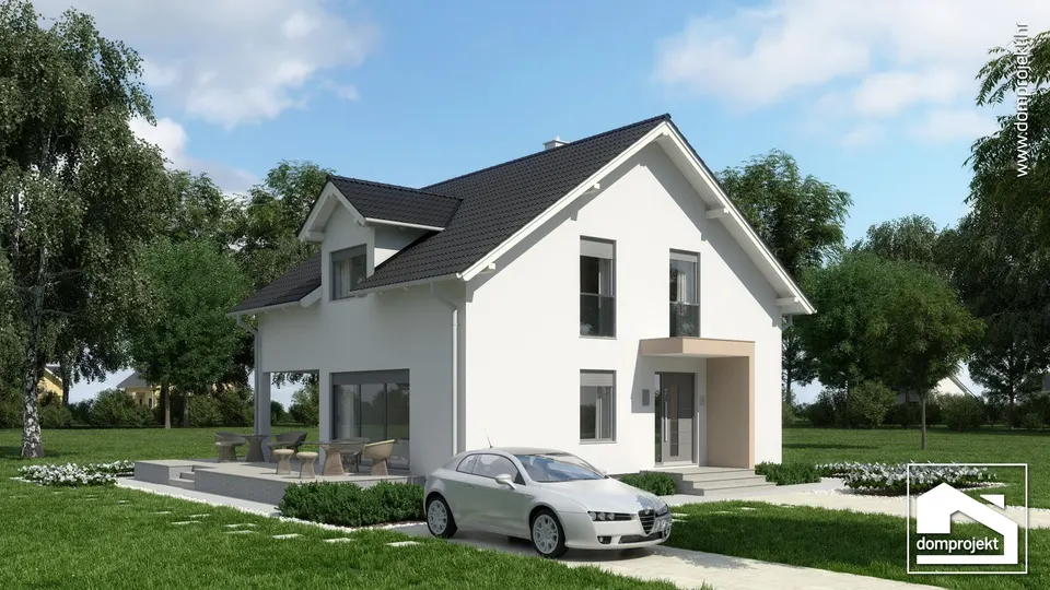 Montažna kuća Lena, 168 m², Domprojekt