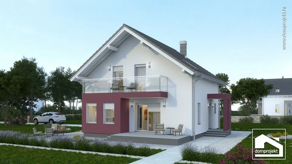 Montažna kuća Leonida, 145 m², Domprojekt