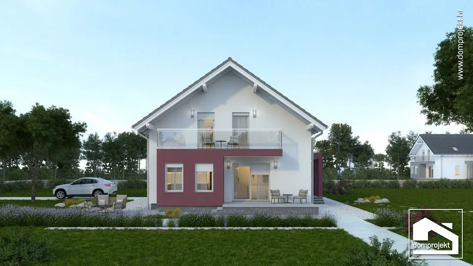 Montažna kuća Leonida, 145 m², Domprojekt