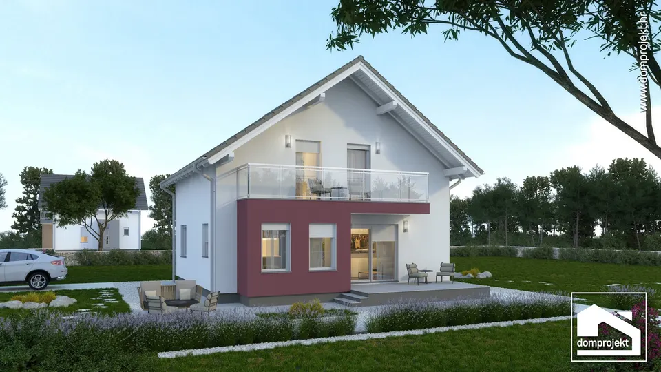Montažna kuća Leonida, 145 m², Domprojekt