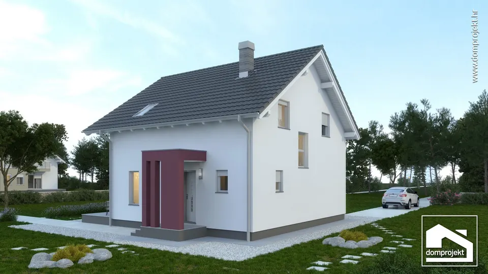 Montažna kuća Leonida, 145 m², Domprojekt