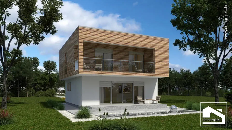 Montažna kuća Lidija, 134 m², Domprojekt